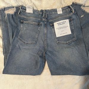 Good American Straight Leg Jeans